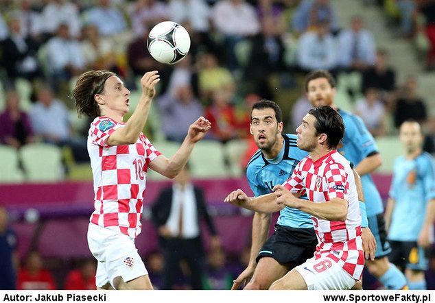 Chorwaci przegrali z Hiszpanią 0:1 (fot. Jakub Piasecki)