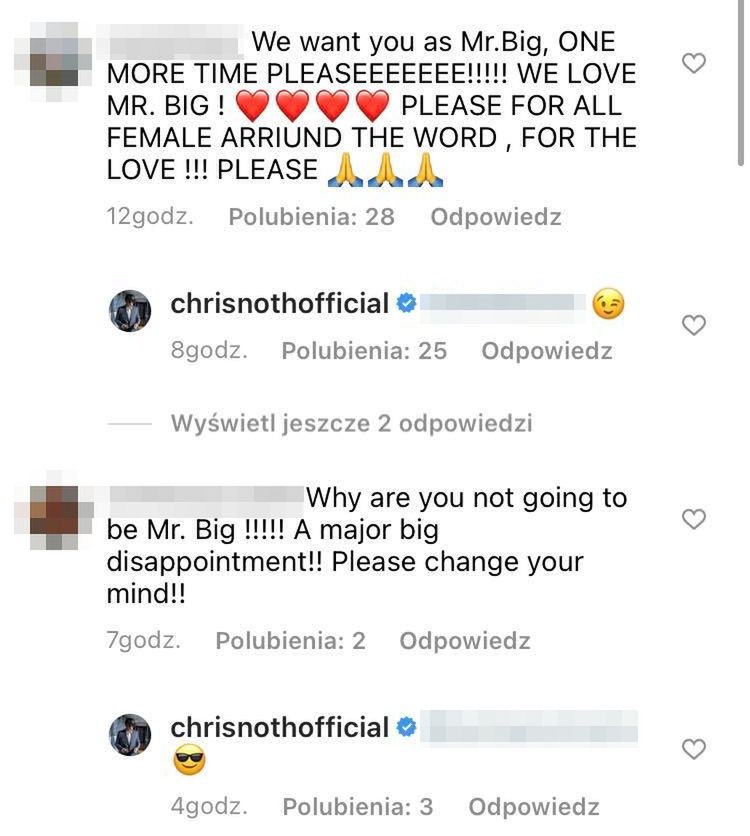 Seks w wielkim mieście. Chris Noth wróci do roli Mr. Biga?