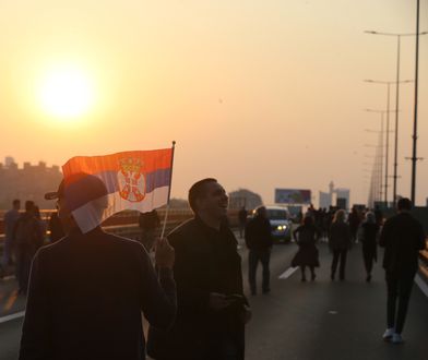 Niespokojnie w Serbii. Wielkie protesty przetaczają się przez kraj