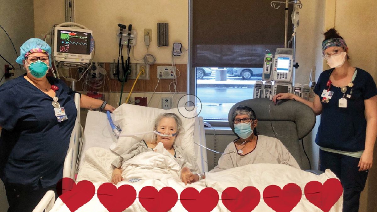 Zdjęcie pary w szpitalu