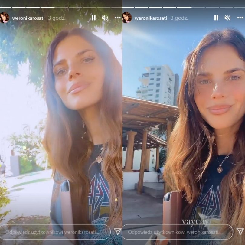 Weronika Rosati relacjonuje wakacje w Meksyku