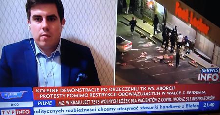 Ośmieszająca wpadka. Tak TVP pokazało "protest kobiet"