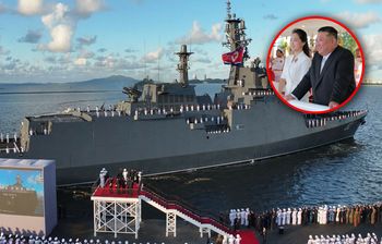 W ubiegłym roku spadł podczas wodowania. Korea Płn. ma nowy niszczyciel