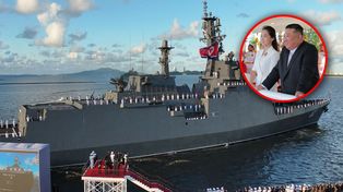W ubiegłym roku spadł podczas wodowania. Korea Płn. ma nowy niszczyciel