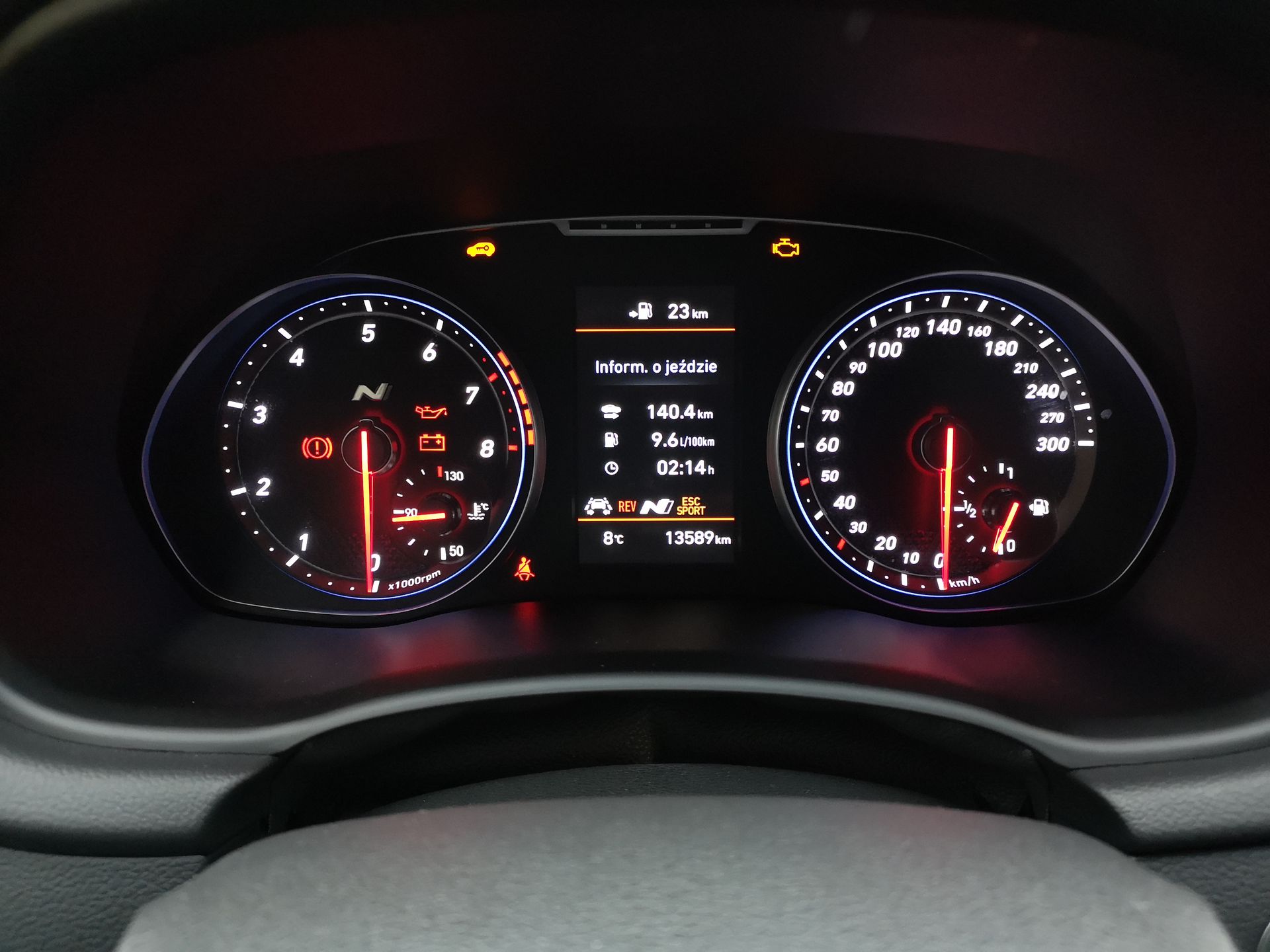 Hyundai i30 Fastback N: Programowa konfiguracja ustawień auta 5