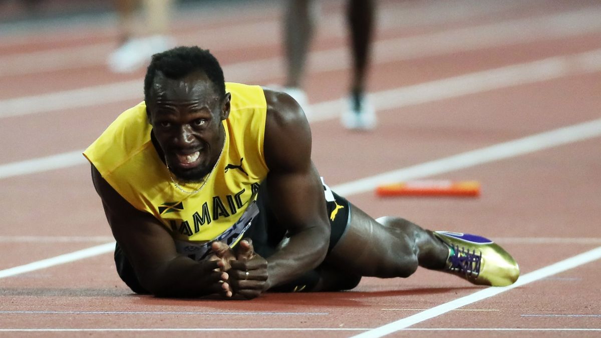 Usain Bolt doznał kontuzji w swoim ostatnim biegu w karierze