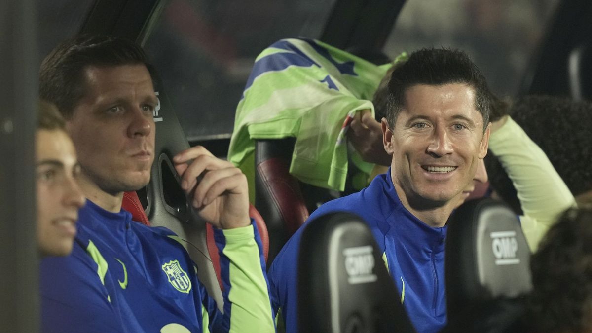 Getty Images / Jose Breton/Pics Action/NurPhoto / Od lewej: Wojciech Szczęsny i Robert Lewandowski