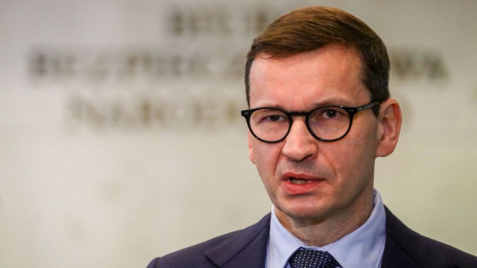 Posiedzenie Rady Bezpiecze?stwa Narodowego22.02.2022 Warszawa Posiedzenie Rady Bezpieczenstwa Narodowego   fot. Adam Burakowski/REPORTER
n/z: Mateusz MorawieckiAdam Burakowski/REPORTER