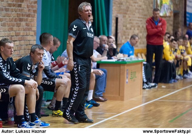 Trener Marek Motyczyński nie miał wielu powodów do zadowolenia po porażce w Kielcach