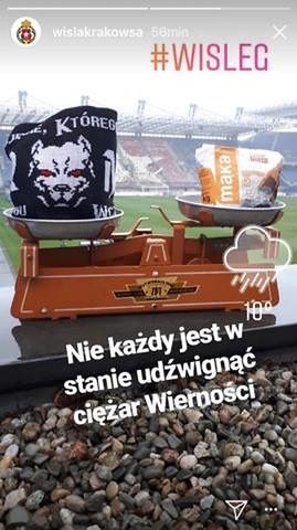 Zdjęcie z profilu Wisły Kraków na Instagramie