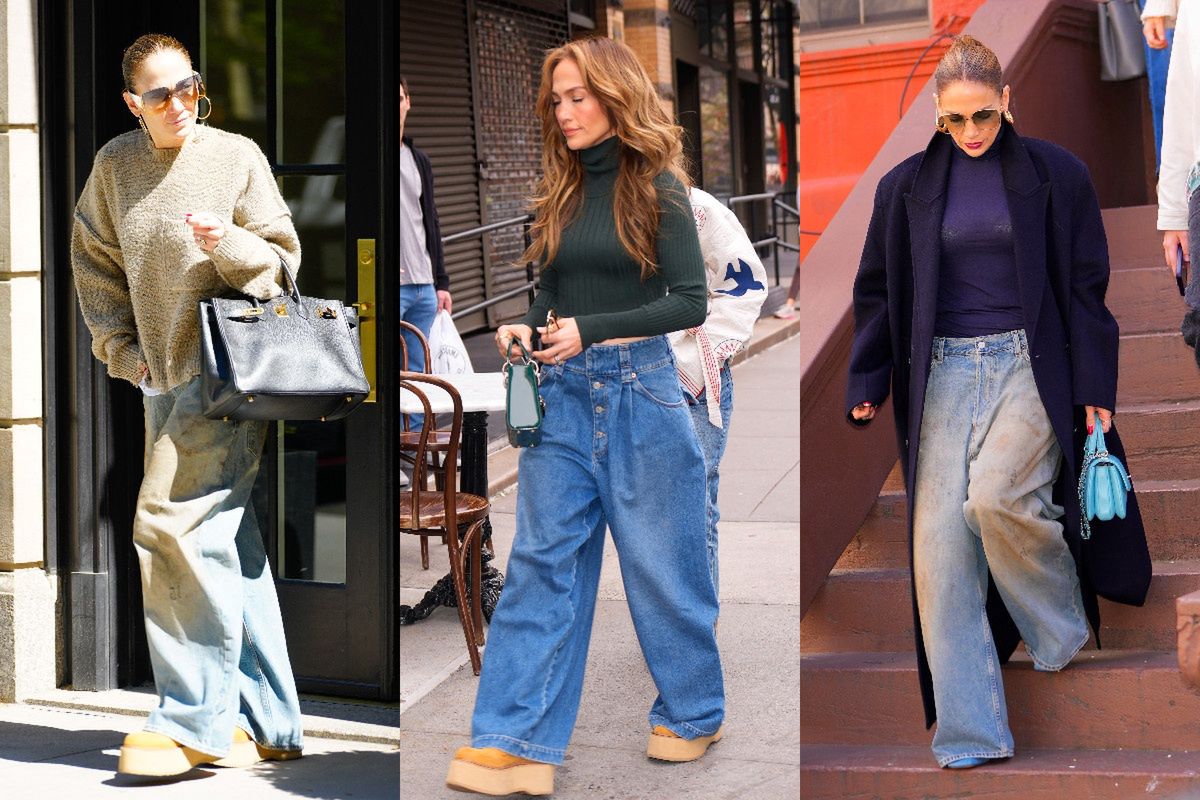 Jennifer Lopez to miłośniczka "niechlujnych" jeansów
