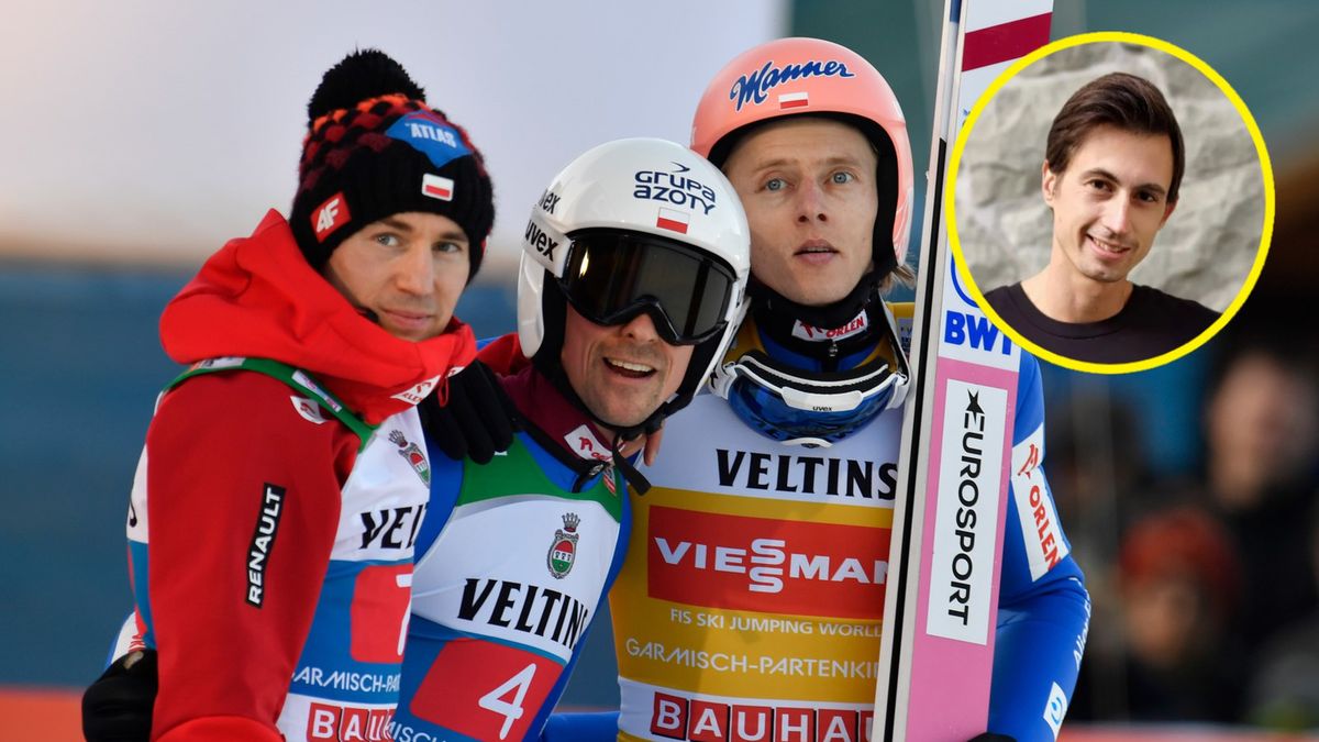 Getty Images / Franz Kirchmayr/SEPA.Media / Na zdjęciu od lewej: Kamil Stoch, Piotr Żyła, Dawid Kubacki i Jakub Kot (w kółku)