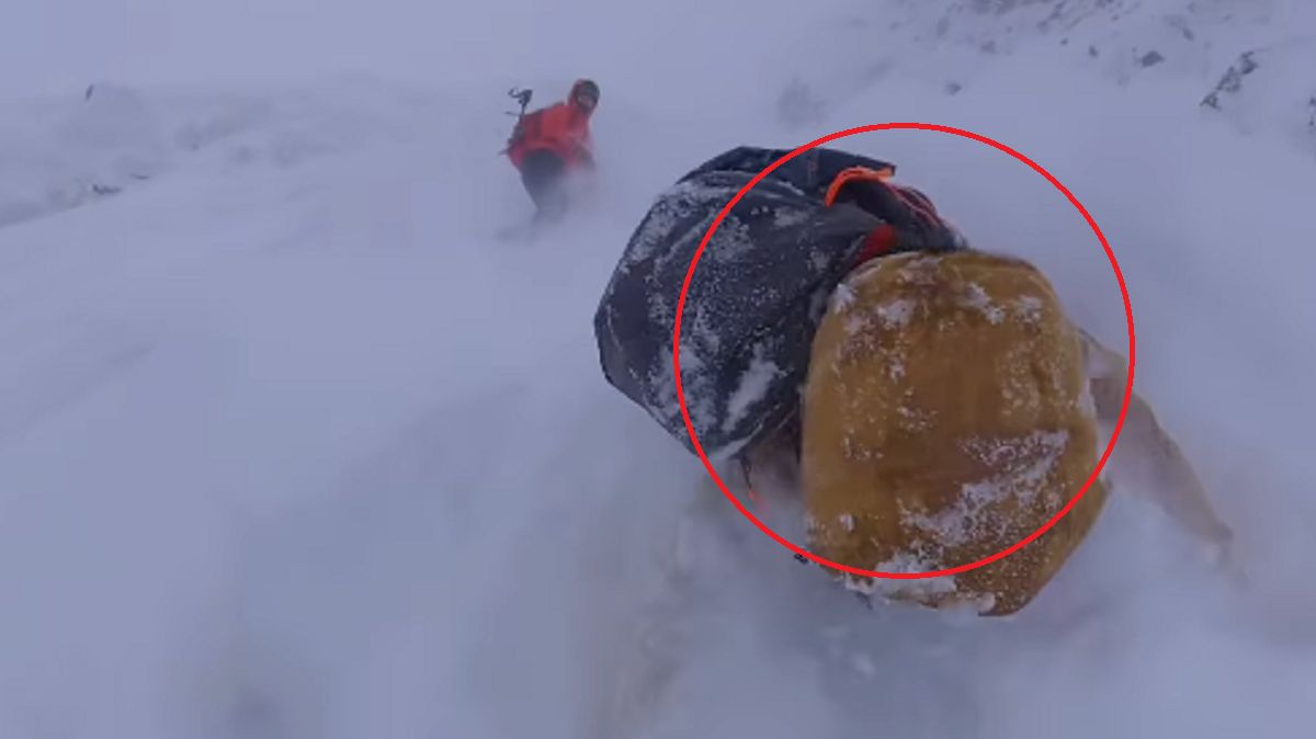 Szokujące nagranie z gór. 