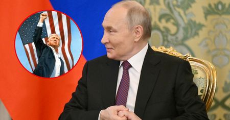 Otrzymał go w prezencie od Putina. CNN pokazała portret Trumpa