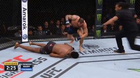 UFC: brutalny nokaut w walce wieczoru. Rywal padł na twarz (wideo)