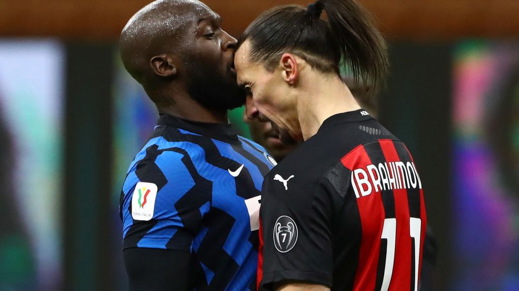 Na zdjęciu od lewej: Romelu Lukaku i Zlatan Ibrahimović