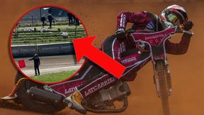 Żużel. Groźny wypadek w Opolu. Zawodnik w karetce, motocykl na trybunach