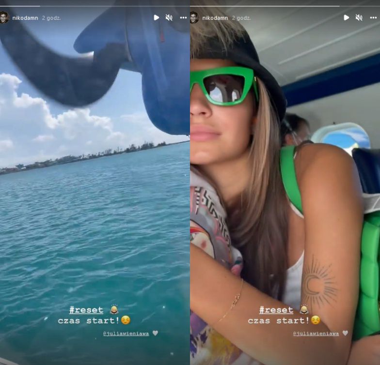 Julia Wieniawa i Nikodem Rozbicki na wakacjach na Malediwach
