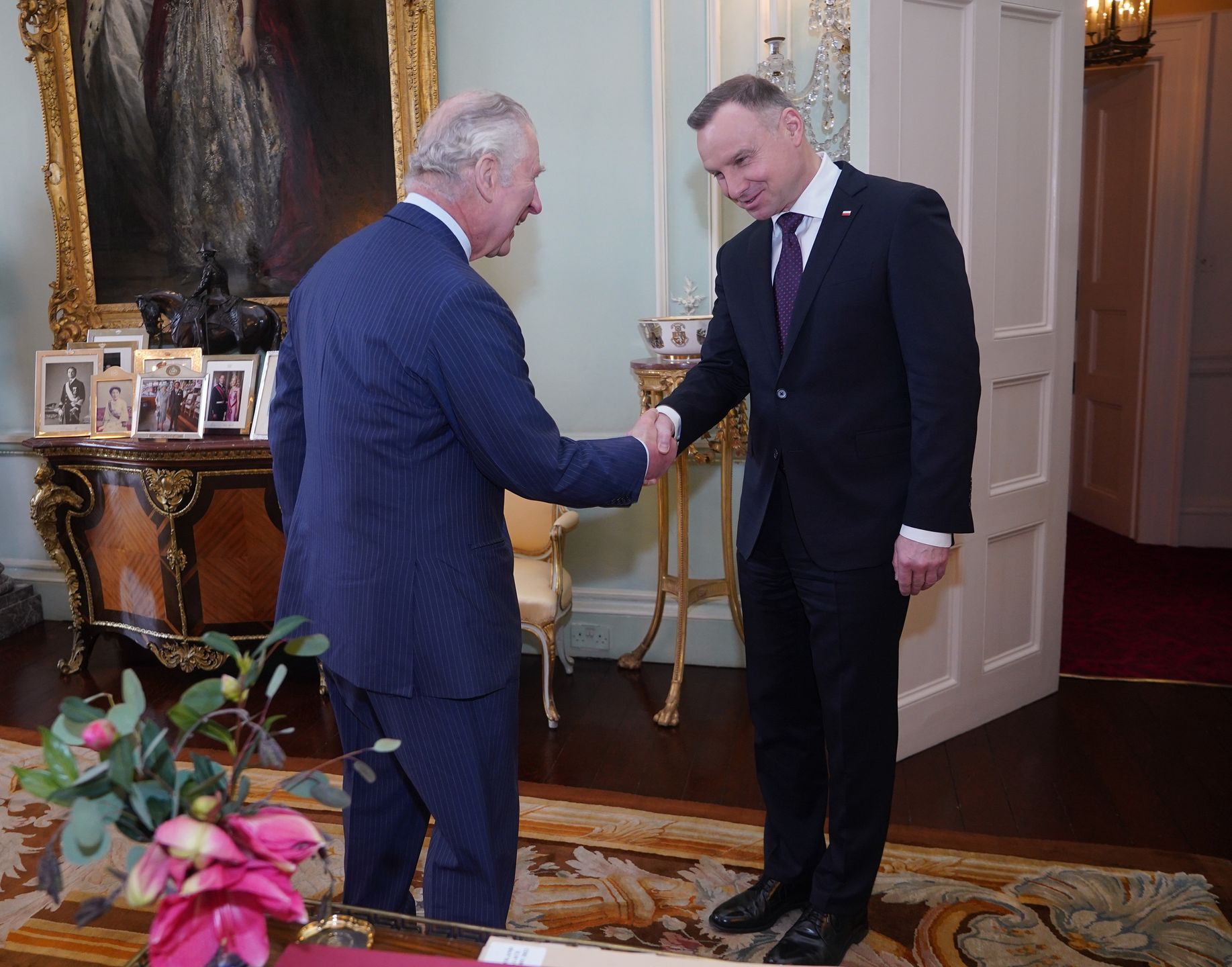 Andrzej Duda na osobistej audiencji u króla Karola
