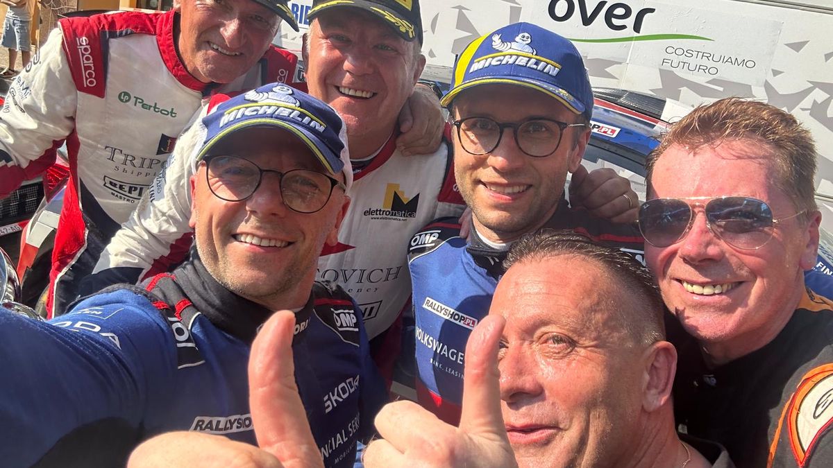 Materiały prasowe / Na zdjęciu: triumfatorzy 40. Rally Montecatini Terme e Valdinievole.