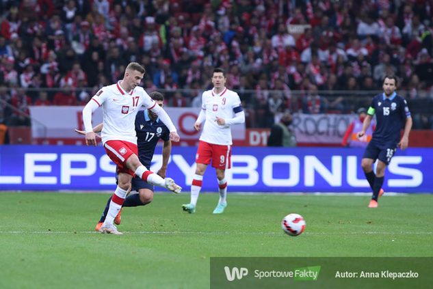 Kacper Kozłowski rozegrał dotychczas sześć spotkań w seniorskiej reprezentacji Polski