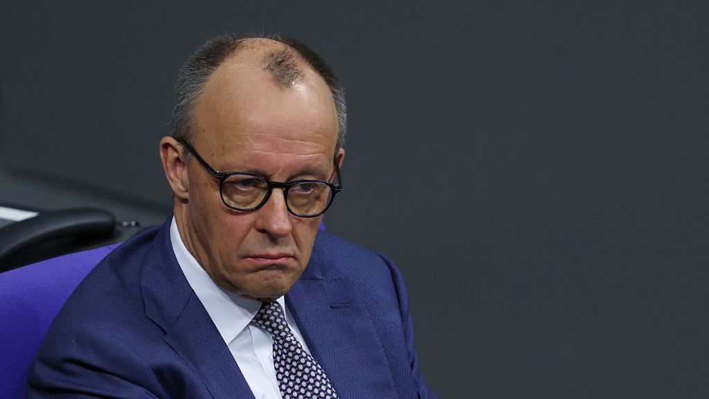 Friedrich Merz w Bundestagu