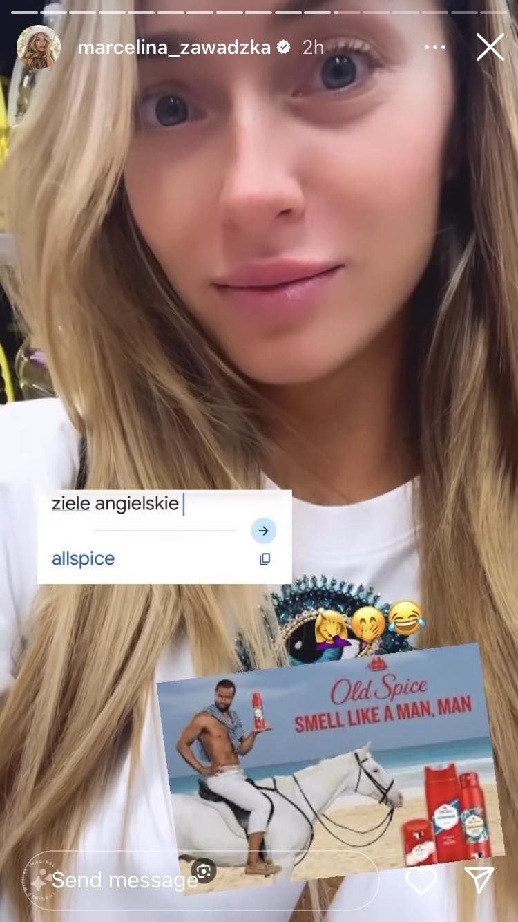 Marcelina Zawadzka relacjonuje zakupy w markecie w Dubaju