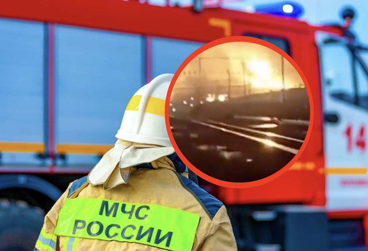 Rosja. Pożary w obwodzie rostowskim po atakach dronów