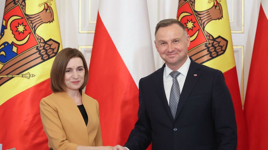 Prezydent Mo?dawii z wizyt? w Polsce
Fot. Wojciech Olkusnik/East News Warszawa, 14.07.2022. Prezydent Republiki Moldawii Maia Sandu z wizyta w Polsce. Spotkanie z prezydentem RP Andrzejem Duda w Belwederze. Oswiadczenie dla mediow.
Wojciech Olkusnik