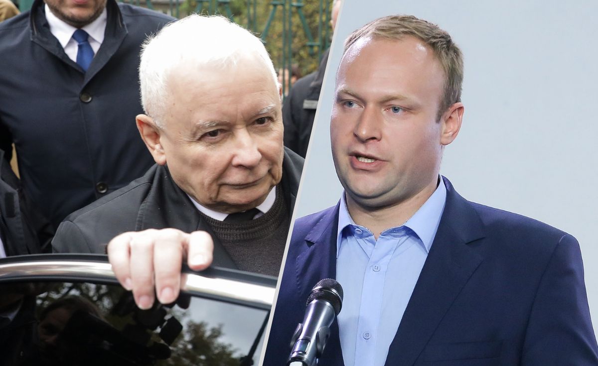 Jarosław Kaczyński i Marcin Mastalerek