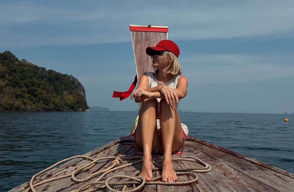 Edyta Pazura nadaje z Tajlandii