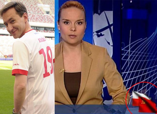 WTOPA TVP: Pomylili flagę Rosji z flagą ZSRR! (FOTO)