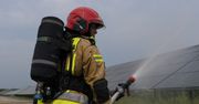 Pożar farmy fotowoltaicznej? Strażacy wiedzą, jak postąpić