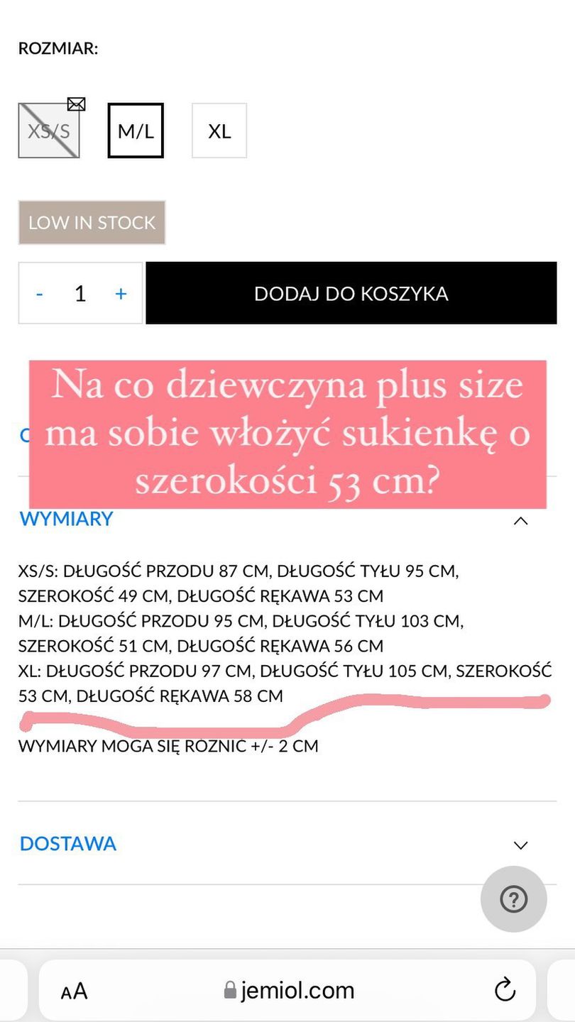 Influencerka krytykuje kolekcję Jemioła