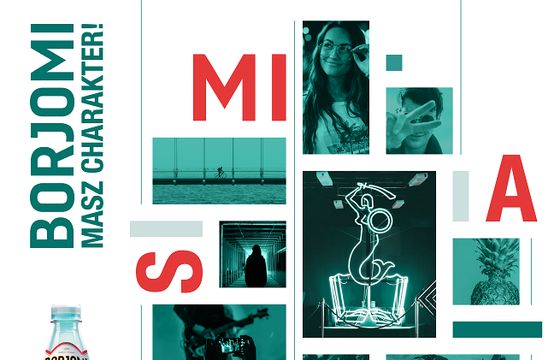 Woda Borjomi promuje się hasłem „Miasto z charakterem"