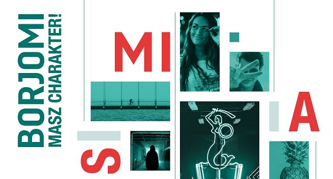 Woda Borjomi promuje się hasłem „Miasto z charakterem"