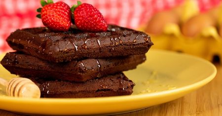 Gofry a'la brownie
