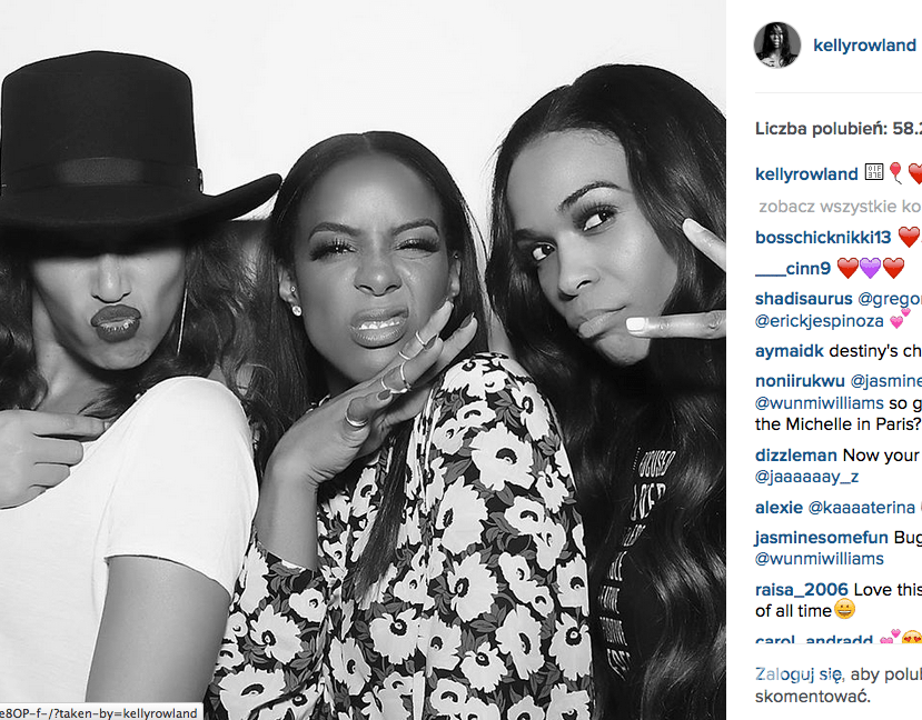 Beyonce i Michelle Williams na urodzinach Kelly Rowland