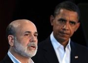 Szef Rezerwy Federalnej Ben Bernanke i prezydent Barack Obama