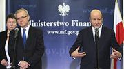 Komisarz UE ds. gospodarczo - walutowych Olli Rehn  i minister finansów Jan Vincent-Rostowski