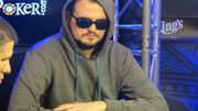 Marcin Wydrowski w trakcie finałowej rozgrywki w World Poker Tour w czeskiej Pradze.