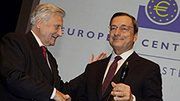 Jean-Claude Trichet i Mario Draghi
