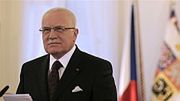 Vaclav Klaus, prezydent Republiki Czeskiej