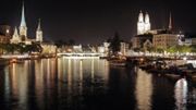 Zurich nocą