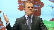 Premier Donald Tusk podczas konferencji na GPW