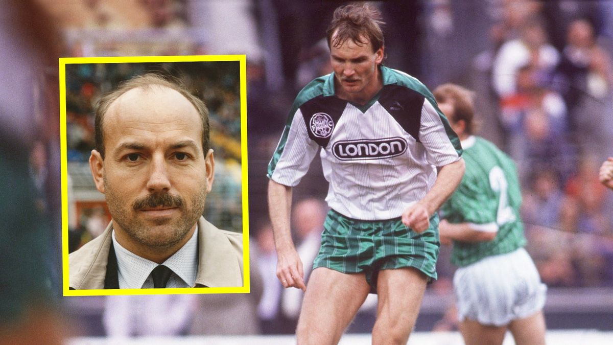 Getty Images / Bongarts/Moenkebild/ullstein bild via GettyImages / Na zdjęciu: Roman Wójcicki w barwach FC Homburg w sezonie 1987/88. W ramce: Manfred Ommer