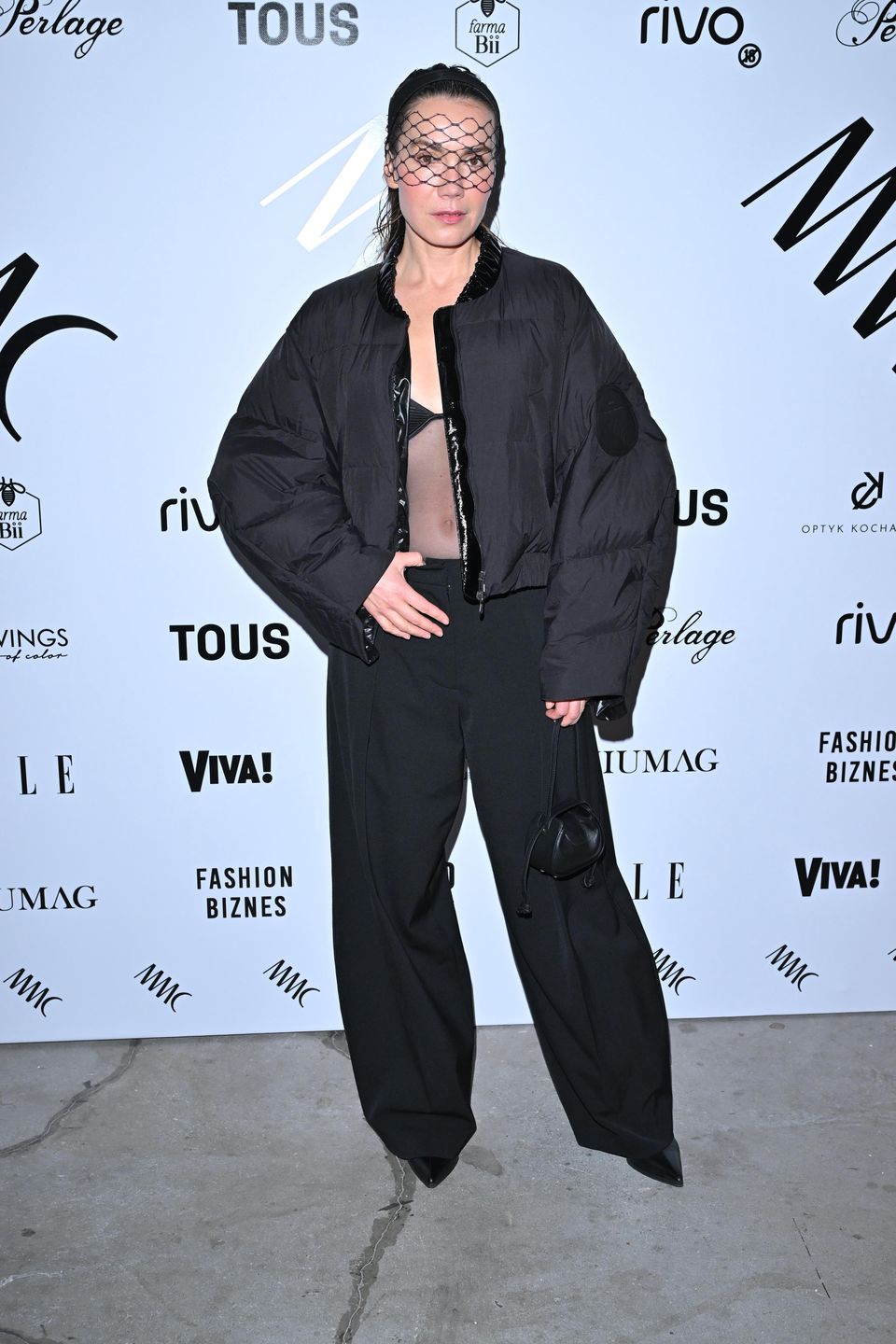 Olga Bołądź na pokazie MMC