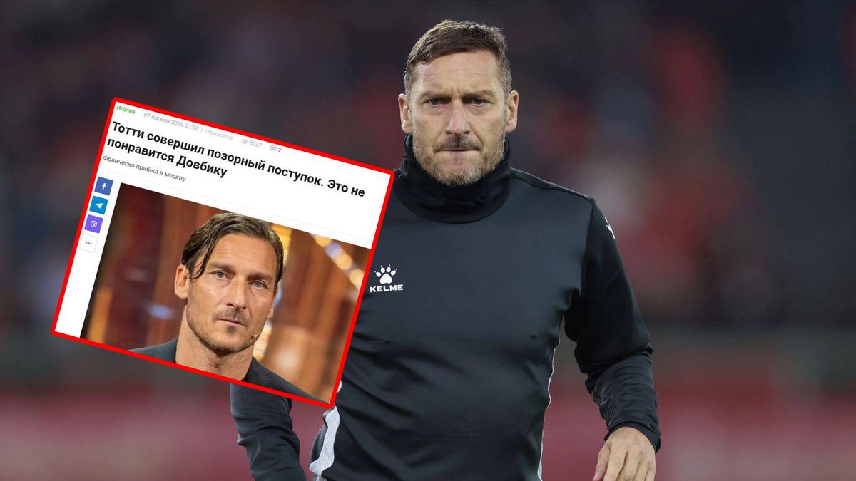 Getty Images / Francesco Totti i komentarz ukraińskich mediów