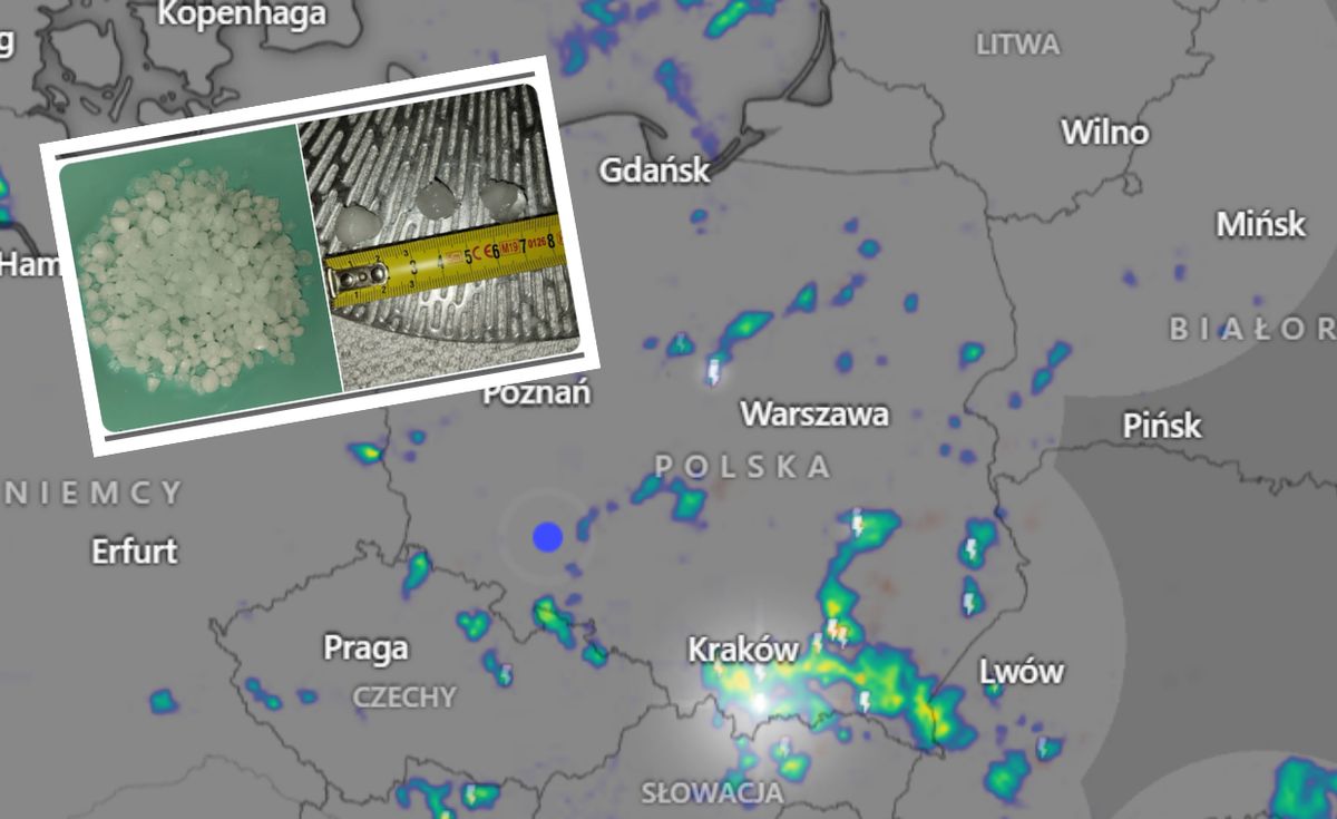 pogoda, grad, imgw, burze Uwaga na burze. Nowa prognoza i ostrzeżenia dla kolejnych regionów