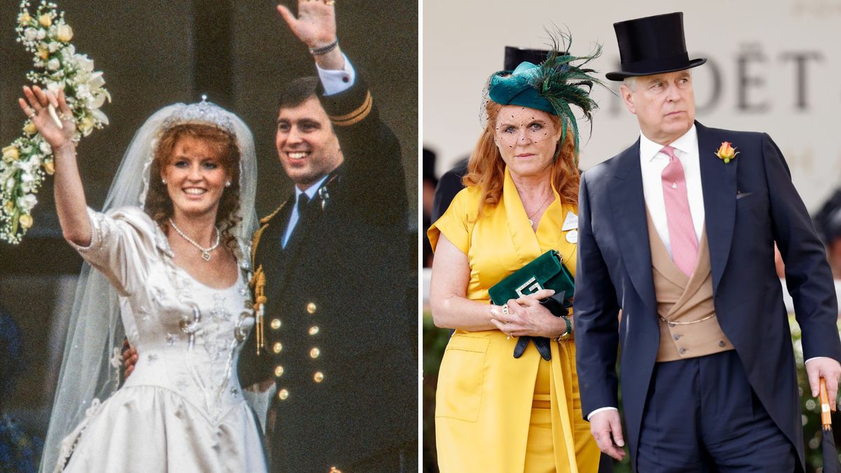 Były książę Andrzej i Sarah Ferguson 